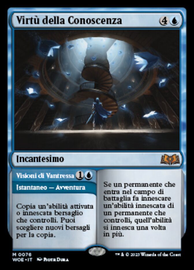 Virtue of Knowledge // Vantress Visions [#0076] (WOE-M) Italian