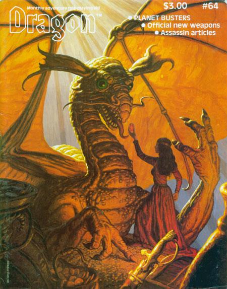 Dragon Magazine #64 (USED) Special Assassin section. "Planet Busters" game.