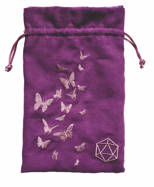 Black Oak Dice Bag: Butterflies