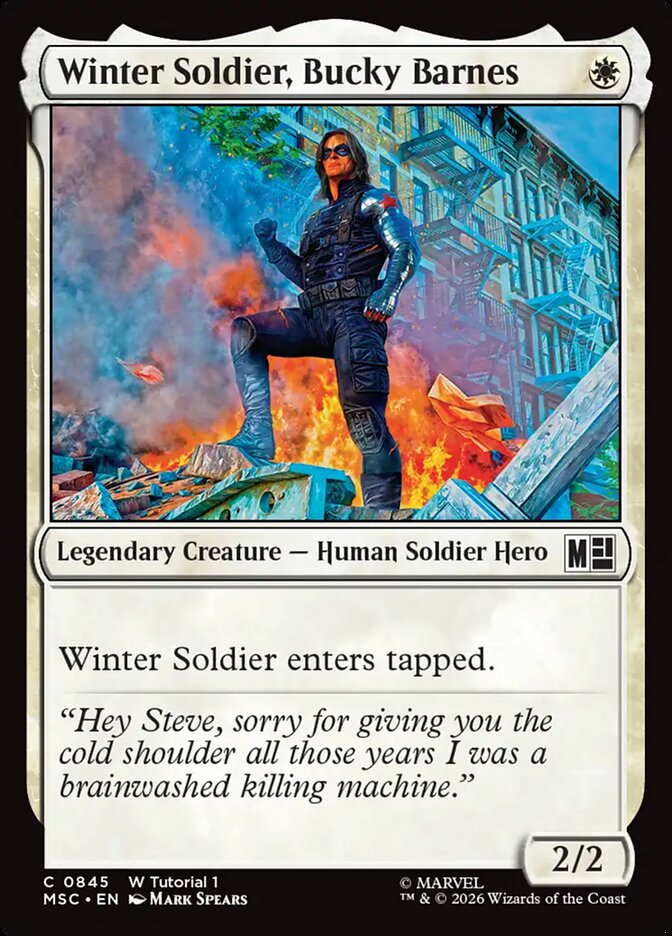 Winter Soldier, Bucky Barnes [ #0845 ] (MSC-C)