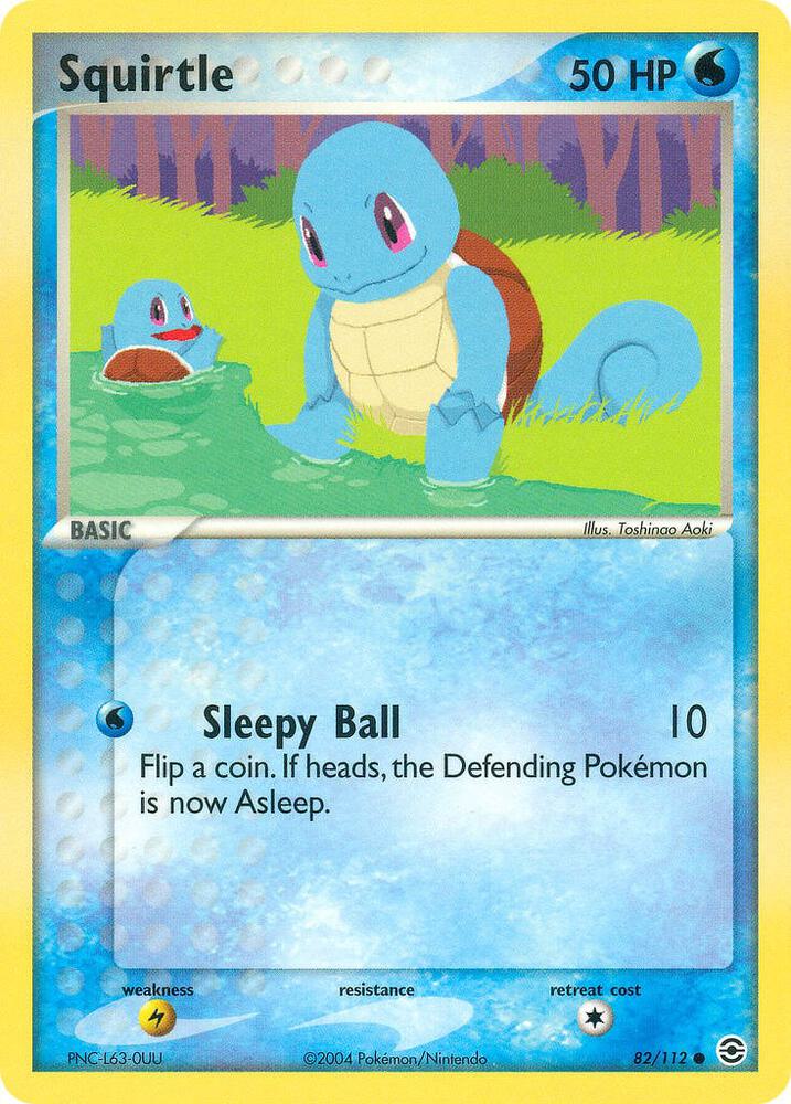 Squirtle - 82/112 (RG) Common - Near Mint