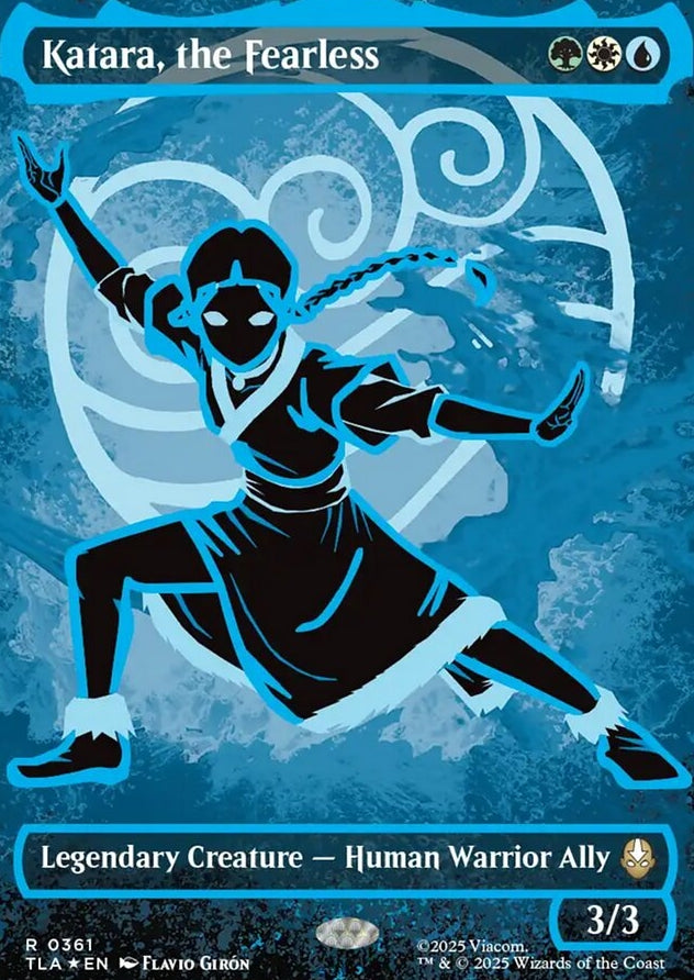 Katara, the Fearless [ #0361 Borderless Neon Ink Foil ] (TLA-R)