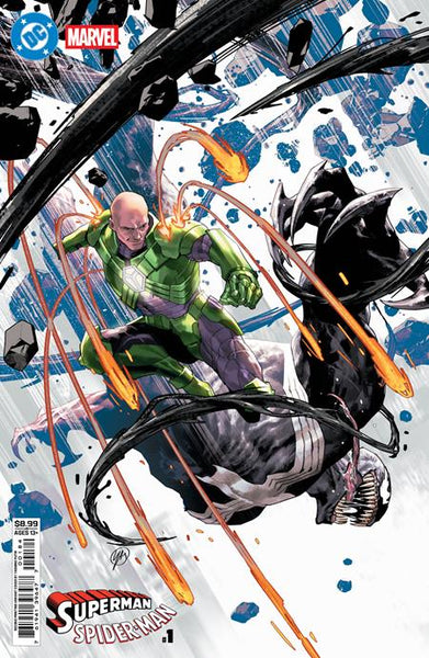 DC MARVEL SUPERMAN SPIDER-MAN #1 (ONE SHOT) Second Printing Cvr C Yasm