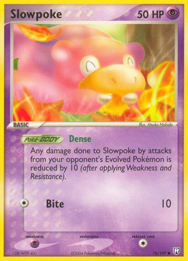 Slowpoke - 76/109 (RR) Common - Near Mint