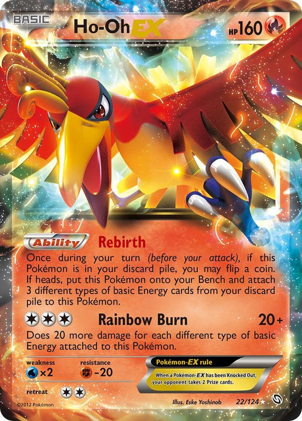 Ho-Oh EX (22/124) - Damaged Holofoil