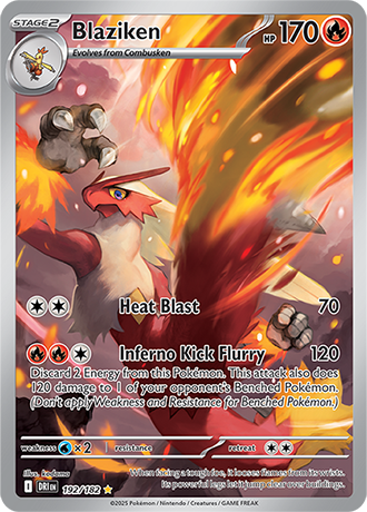 Blaziken - 192/182 (DRI) Illustration Rare
