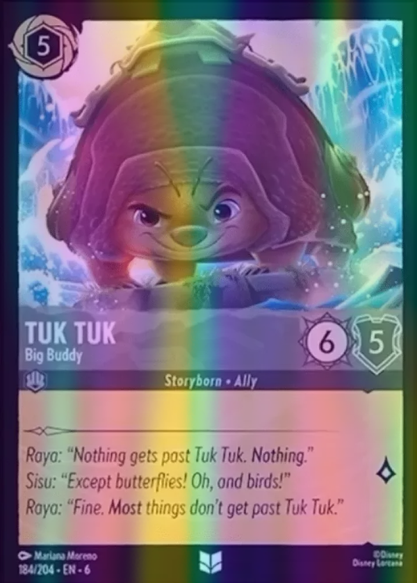 Tuk Tuk - Big Buddy (Azurite Sea 184/204) Uncommon - Near Mint Cold Foil