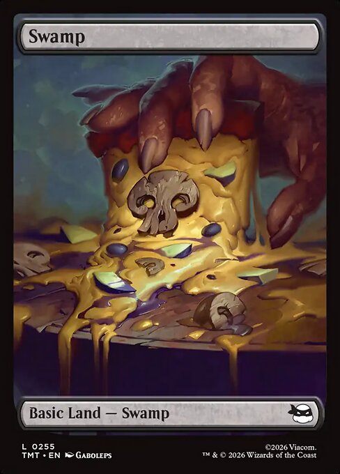 Swamp [ #0255 Pizza Full Art ] (TMT-L)