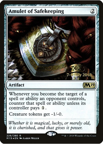 Amulet of Safekeeping (M19-R-PRE)