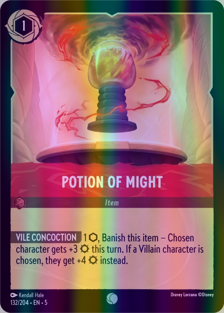 Potion of Might (Shimmering Skies 132/204) Common - Near Mint Cold Foil