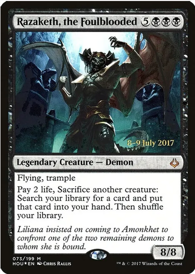 Razaketh, the Foulblooded (HOU-PRE)