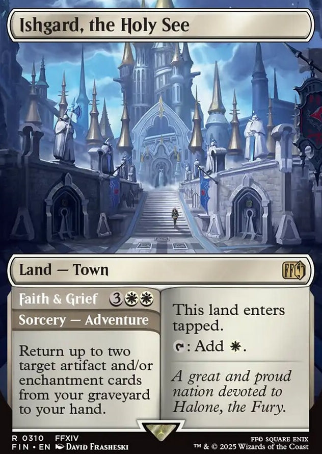 Ishgard, the Holy See // Faith & Grief [ #0310 Alternate Art Towns ] (FIN-R)