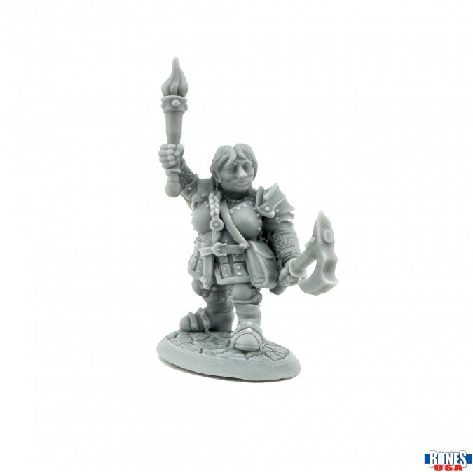 Reaper Legends 30186: December Promotional Miniature - Hargret Ironthumb, Dwarf Heroine