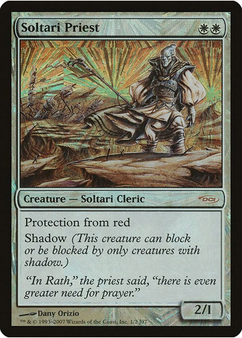 Soltari Priest (DCI-R-FOIL) (Scholarship Series) - Junior Series Promos