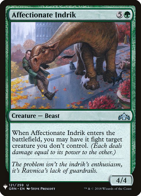 Affectionate Indrik [Mystery Booster #1112] (GRN-U)