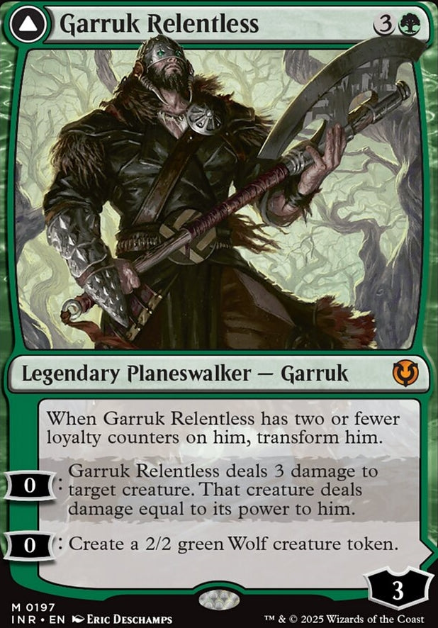 Garruk Relentless // Garruk, the Veil-Cursed [ #0197 ] (INR-M)