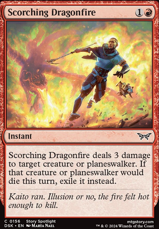 Scorching Dragonfire [#0156] (DSK-C-FOIL)