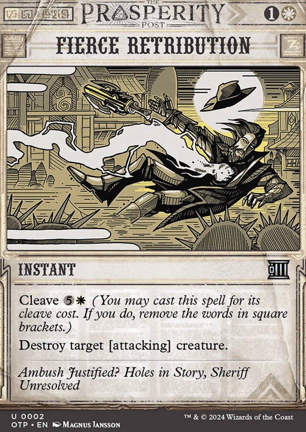 Fierce Retribution [#0002 Showcase] (OTP-U-FOIL)