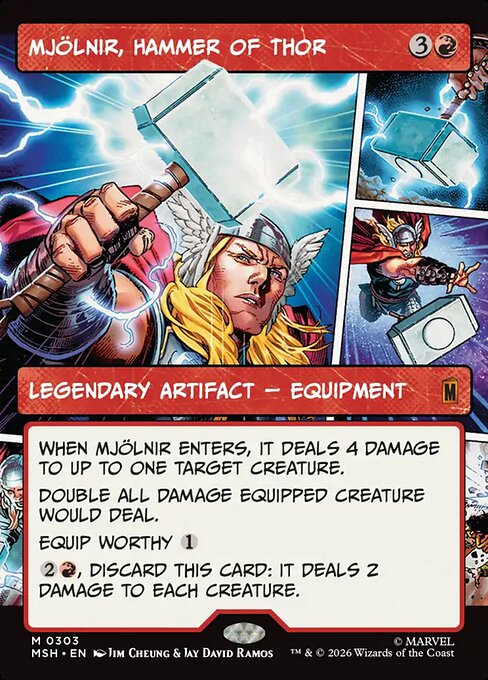 Mjolnir, Hammer of Thor [ #0303 Showcase Panel ] (MSH-M)