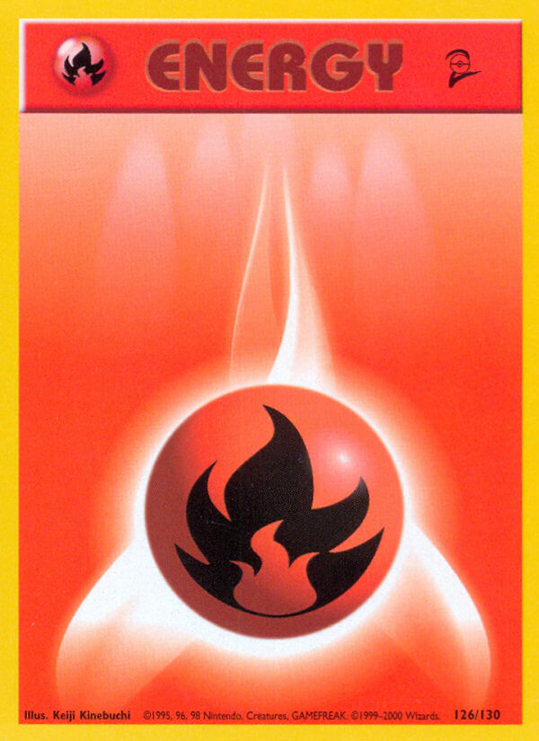 Fire Energy - 126/130 (BS2) Common - Near Mint