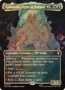 Galadriel, Light of Valinor [ #0072 Borderless Surge Foil ] (HOC-M)