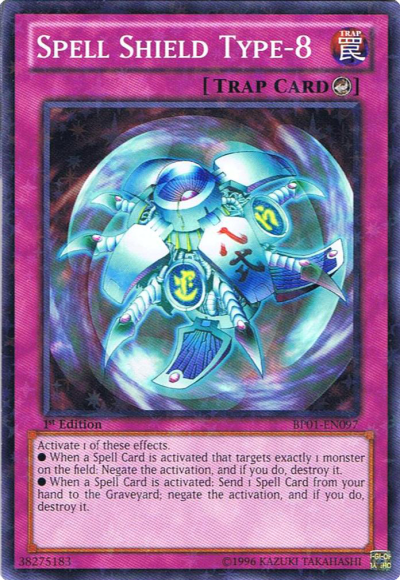 Spell Shield Type-8 (Starfoil) (BP01-EN097) Starfoil Rare - Near Mint 1st Edition