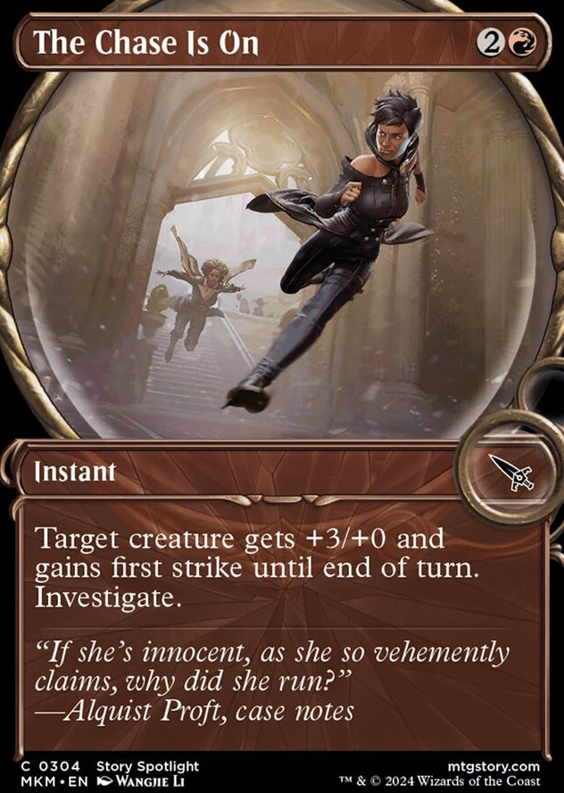 The Chase Is On [#0304 Magnified Showcase] (MKM-C-FOIL)