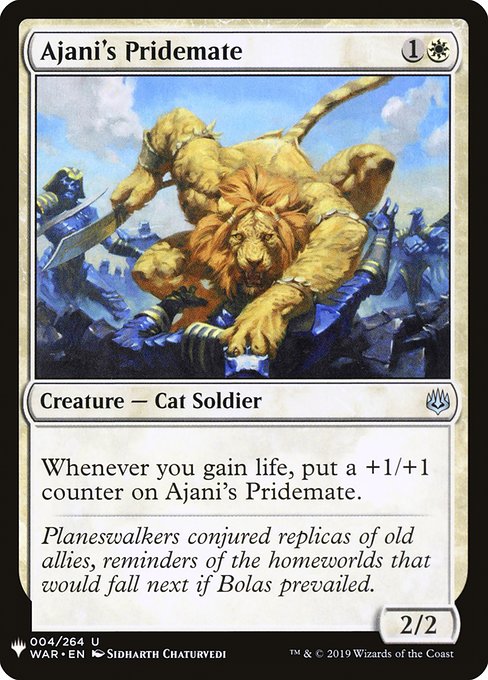 Ajani's Pridemate [Mystery Booster