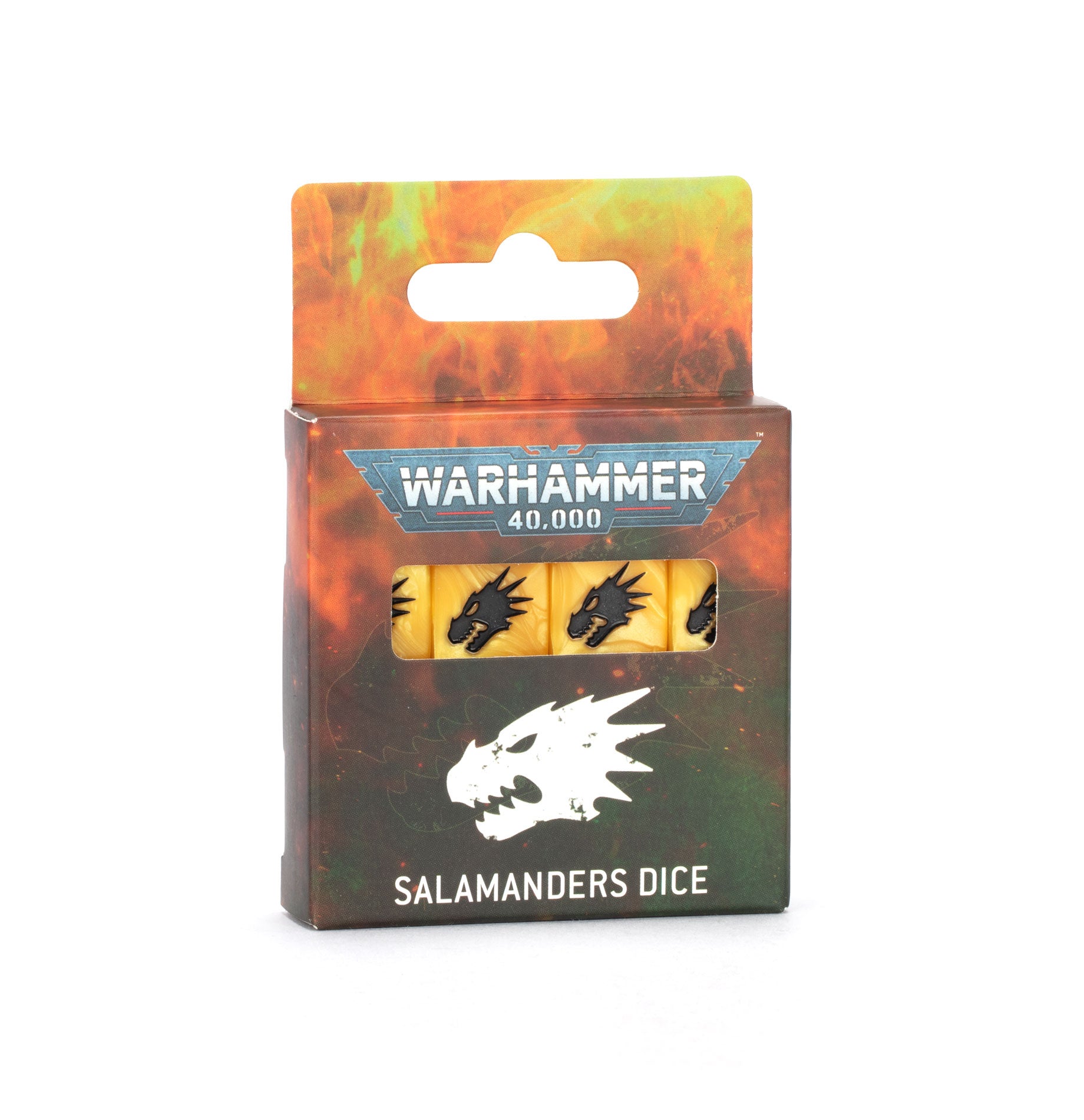 Citadel Hobby: Dice Set - 40K: Salamanders (10th)