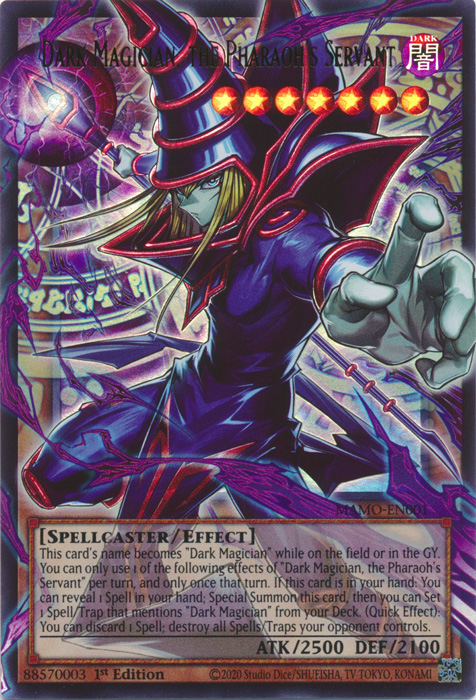 Dark Magician, the Pharaoh's Servant (Extended Art) (MAMO-EN001)