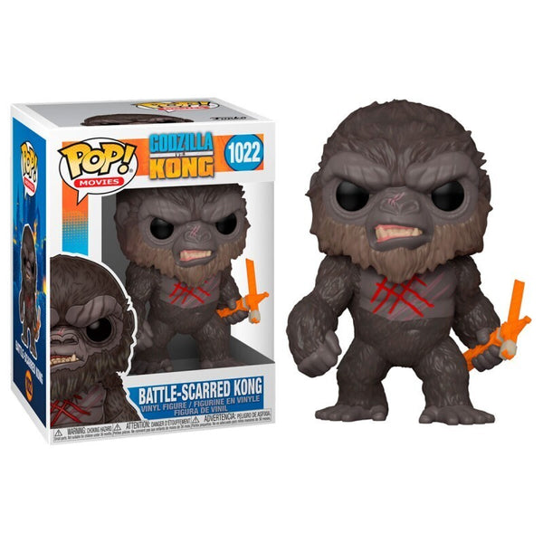 Pop Figure: Godzilla Vs Kong #1022- Battle Scarred Kong (Damaged)