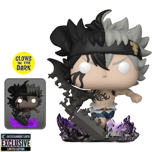 POP Figure: Black Clover #1556 - Black Asta (Glow) (EE)