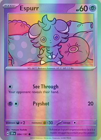 Espurr - 084/191 (SSP) Common - Near Mint Reverse Holofoil