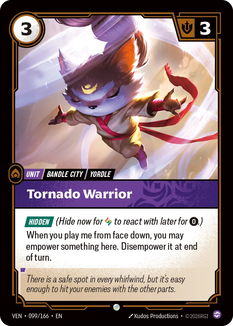 Tornado Warrior - 099/166 (VEN) Common