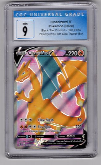 Charizard V - SWSH050 (SWSH:PR) Promo - Holofoil (Graded - CGC 9) [Lot #1]