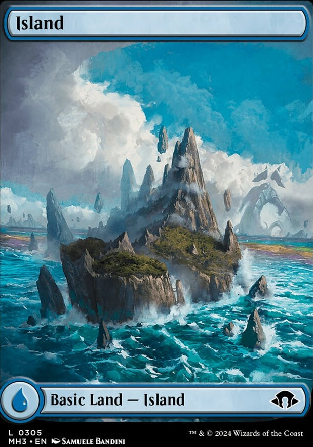 Island [#0305 Full Art] (MH3-C)