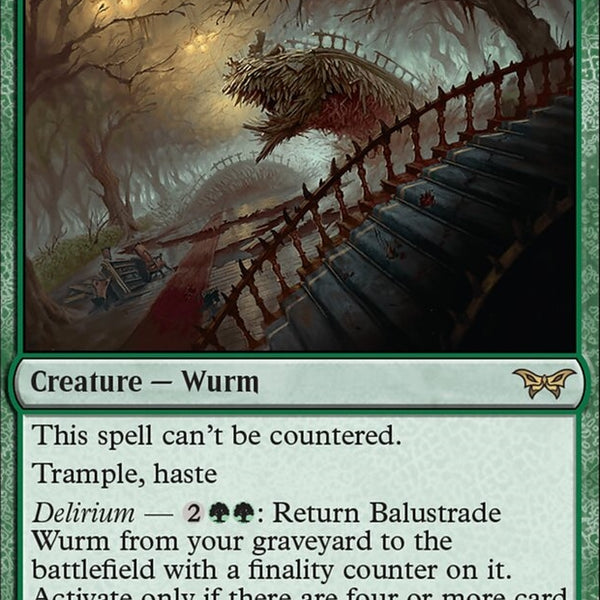 mtg wurm cards Balustrade Wurm [#0168] (DSK-R-FOIL)