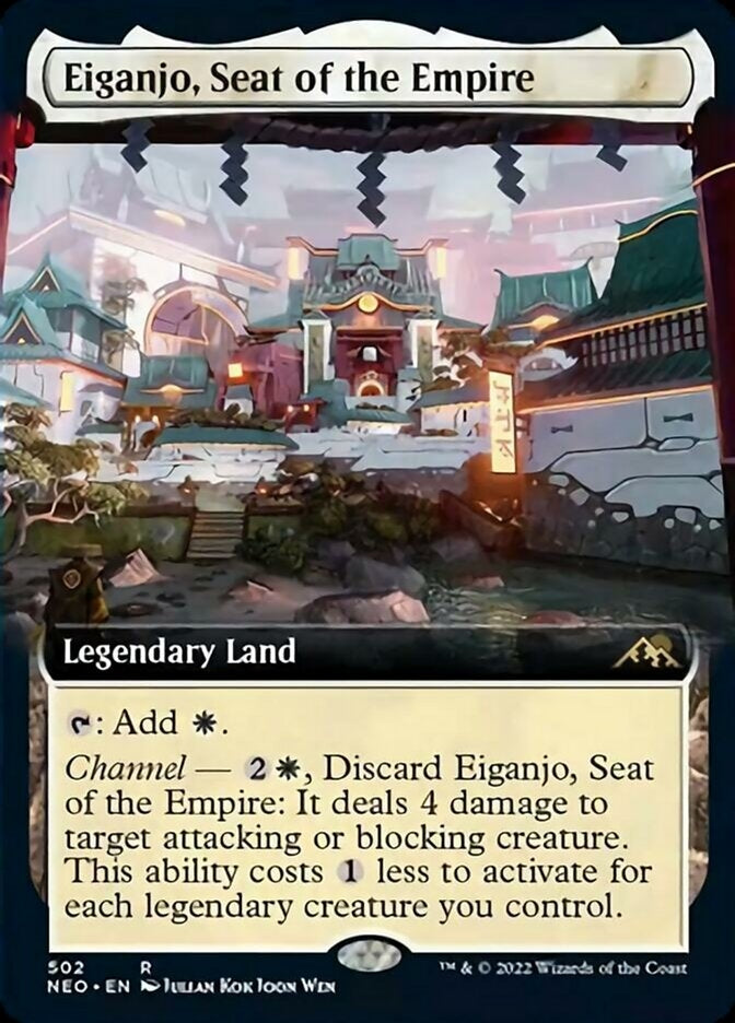 Eiganjo, Seat of the Empire [ #502 Extended Art ] (NEO-R)
