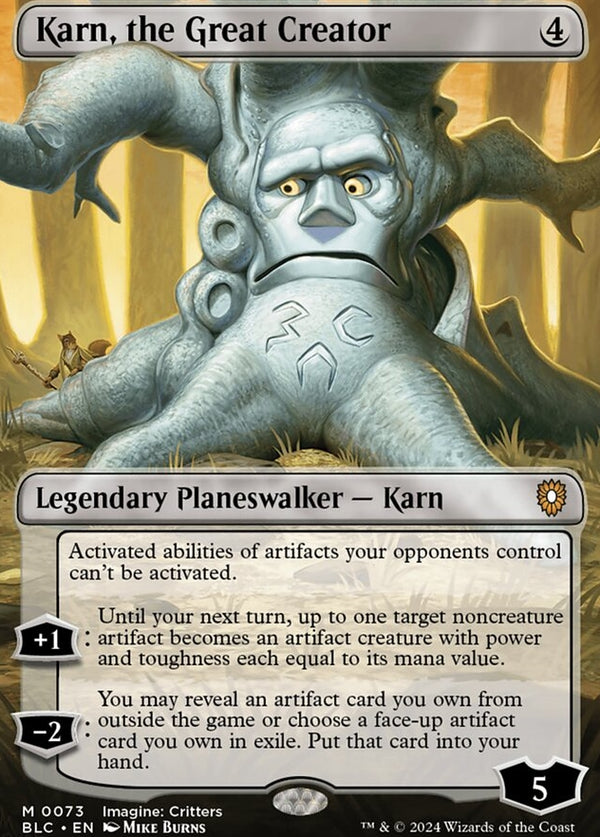 Karn, the Great Creator [#0073 Borderless] (BLC-M)