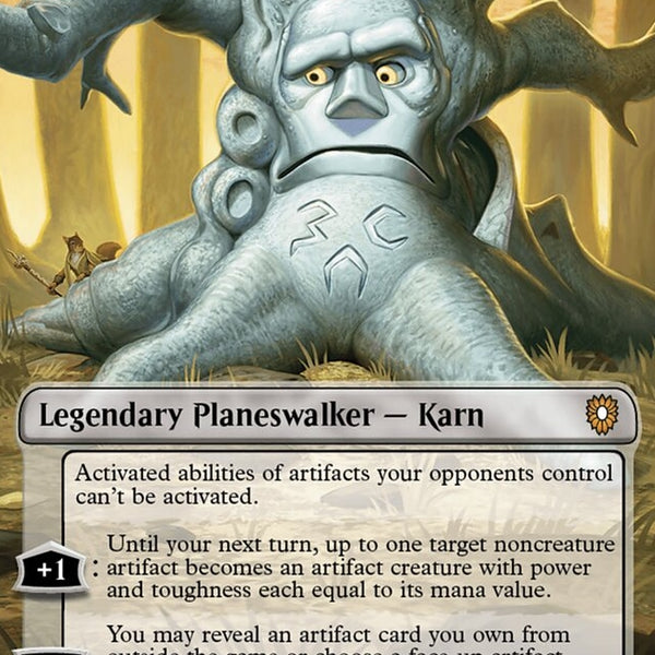 karn mtg cards Karn, the Great Creator [#0073 Borderless] (BLC-M)