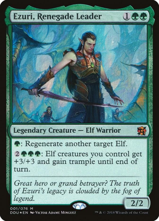 Ezuri, Renegade Leader (DDU-R-FOIL) Light Play