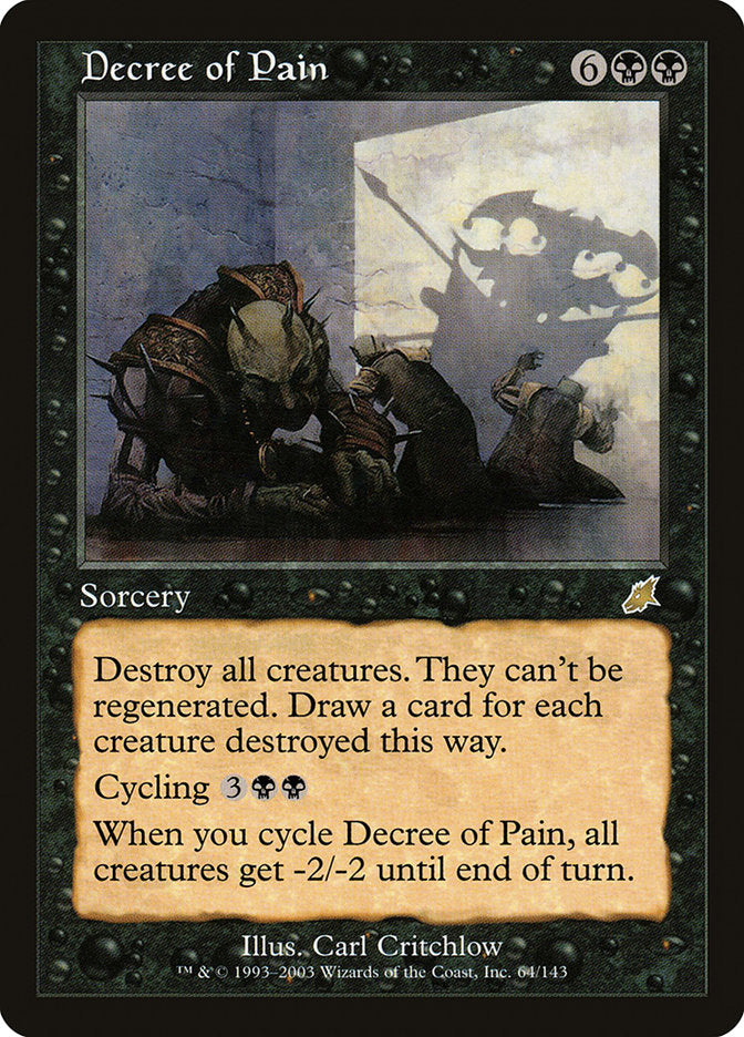 Decree of Pain (SCG-R) Heavy Play