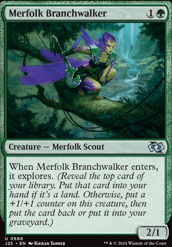 Merfolk Branchwalker [#0688] (J25-U)