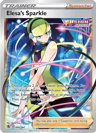 Elesa's Sparkle (Full Art) - 260/264 (SWSH08) Ultra Rare - Near Mint Holofoil