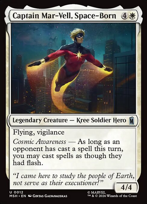 Captain Mar-Vell, Space-Born [ #0012 ] (MSH-U)