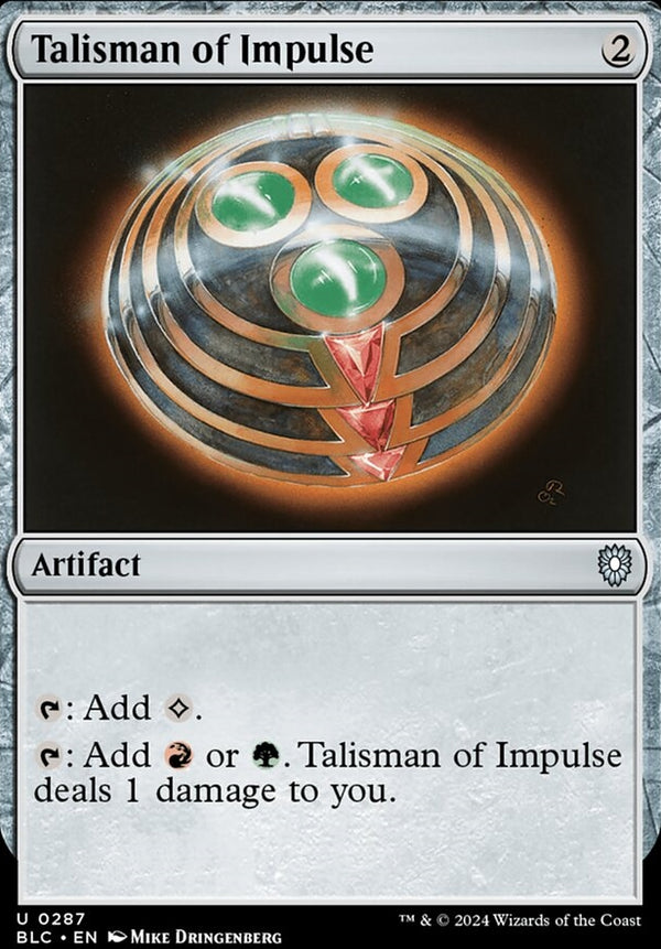 Talisman of Impulse [#0287] (BLC-U)