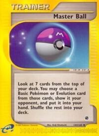 Master Ball - 143/165 (EX) Uncommon - Near Mint