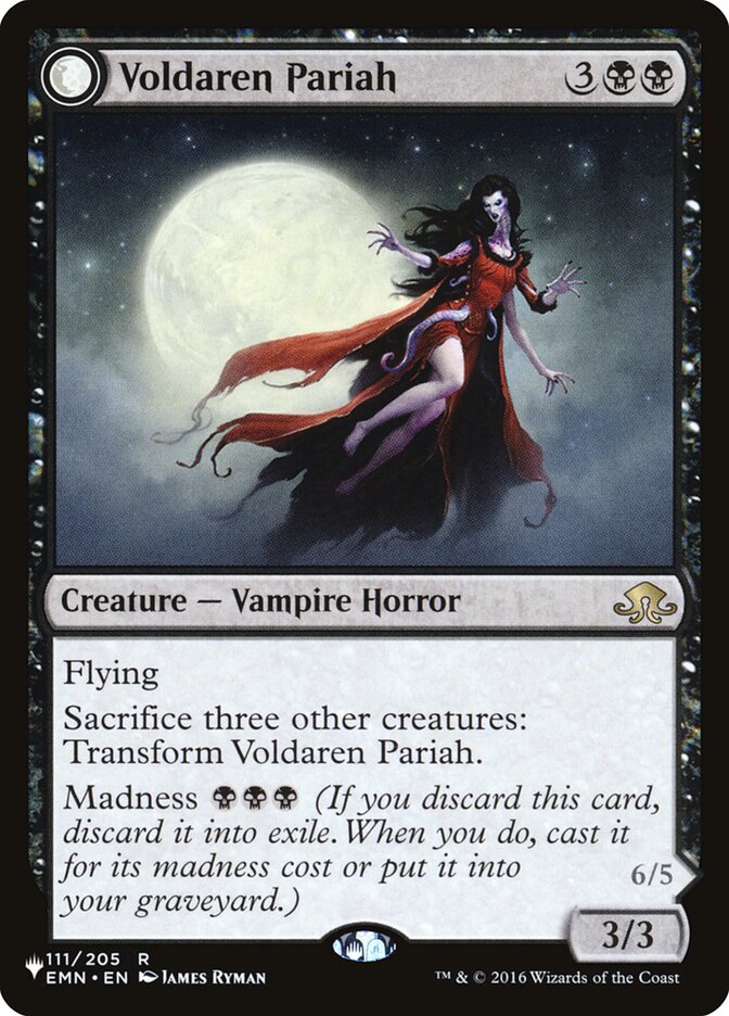 Voldaren Pariah / Abolisher of Bloodlines  (EMN-R-LIST)