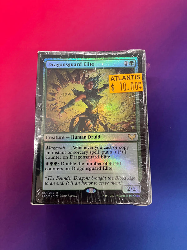 MTG: 2021 MTG Arena Deck Dragonguard Elite ONLY (USED)