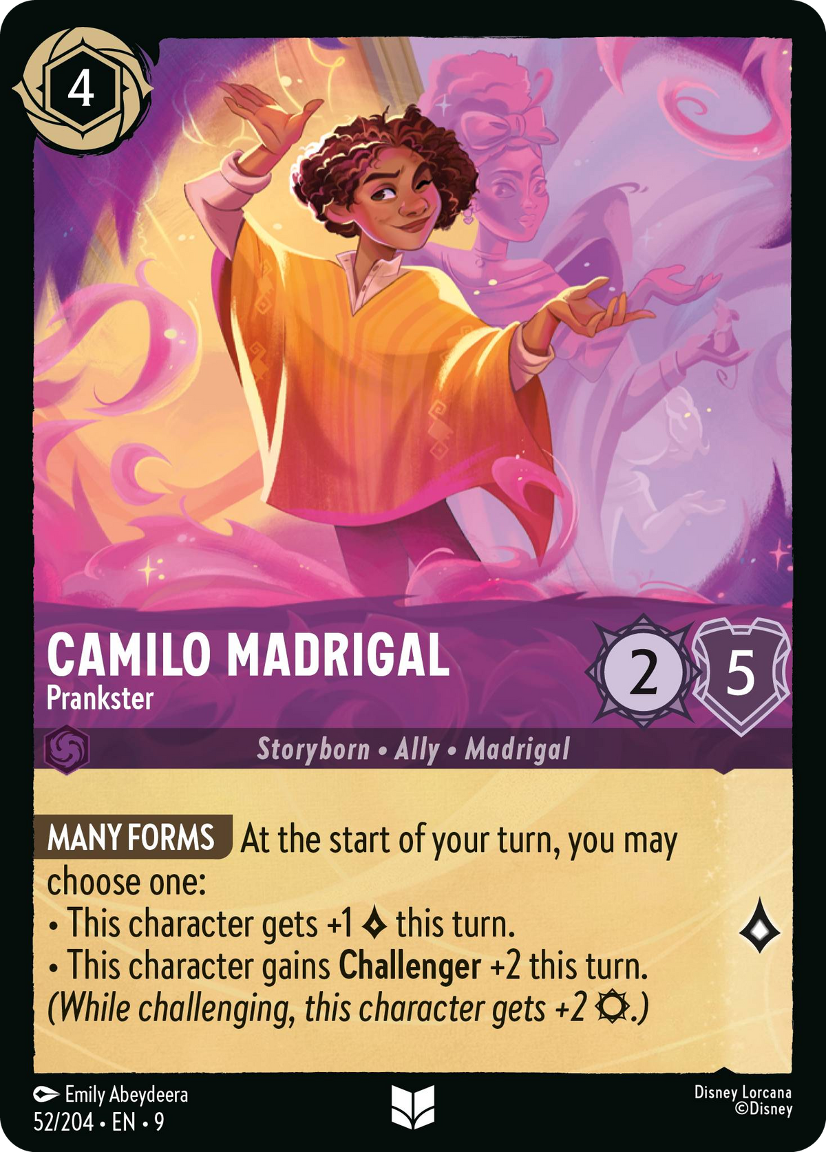 Camilo Madrigal - Prankster (052/204 - Fabled)  Uncommon